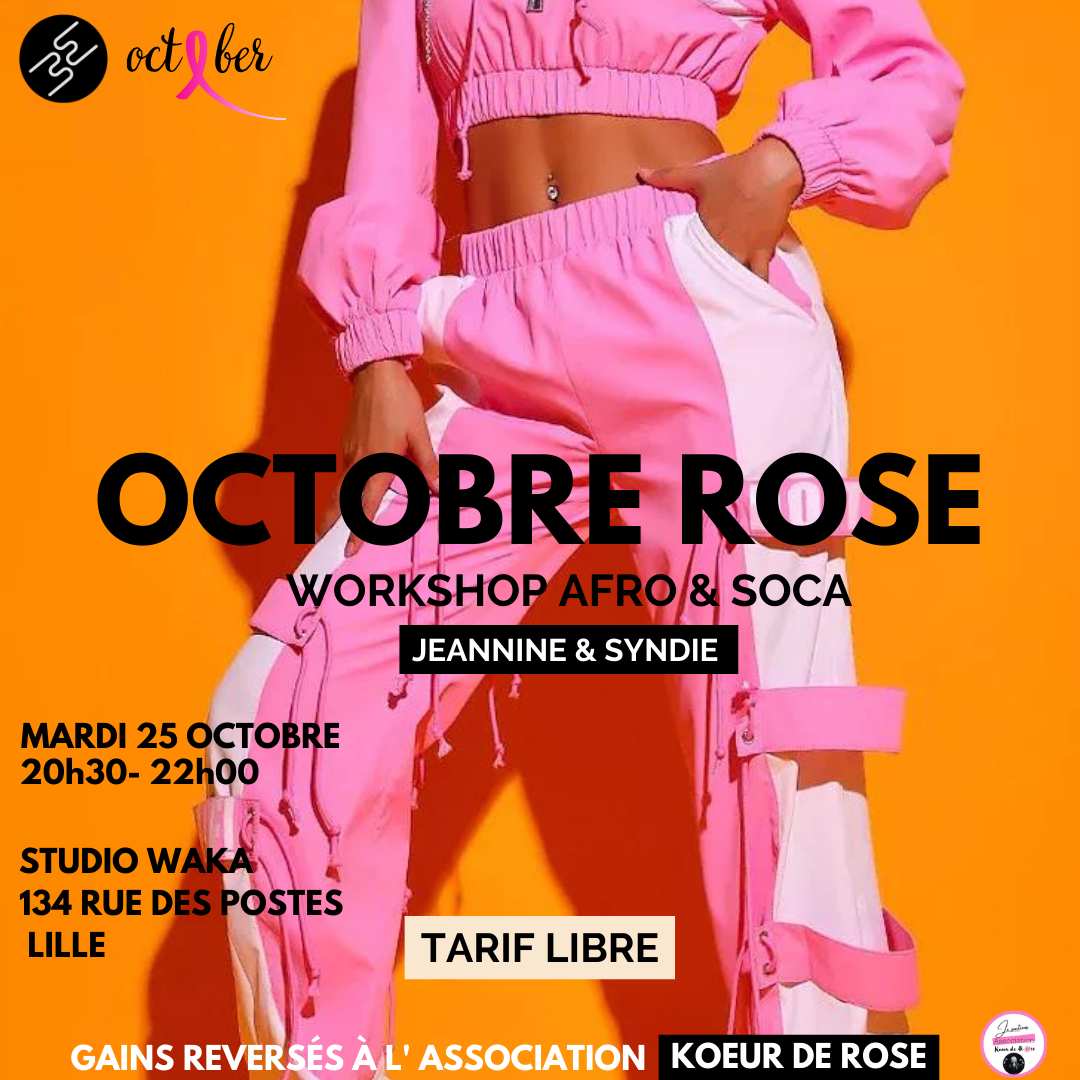 Workshop Solidaire Octobre Rose - Waka Waka Dance Academy