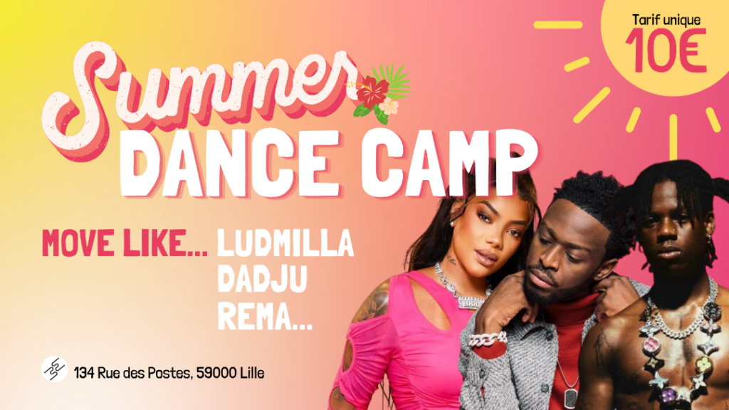 TOP DÉPART pour nos traditionnels stages de danse d'été: les "Summer Dance Camp by Waka".du 17 au 21 juillet. 