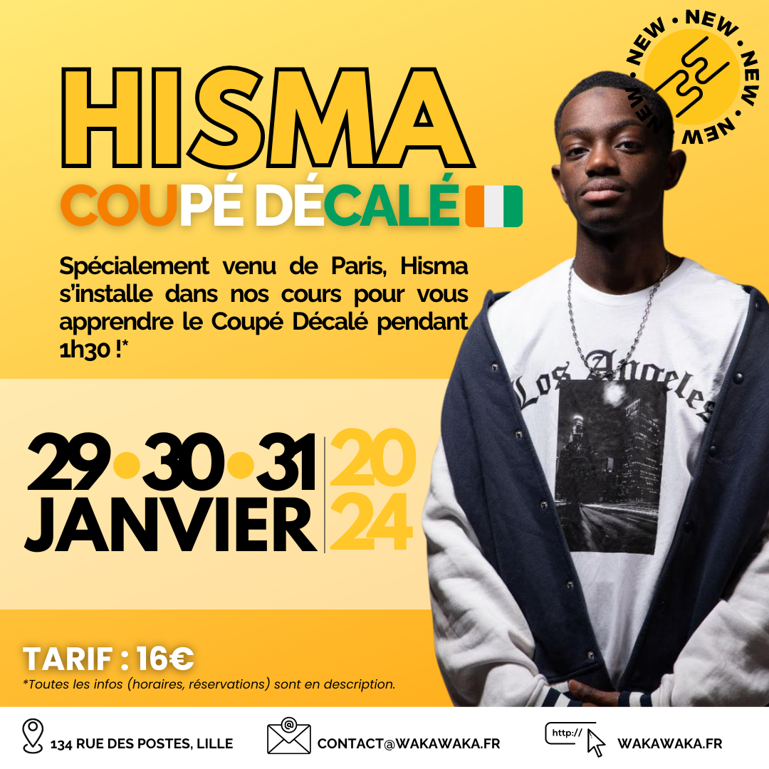 Hisma - Coupé Décalé - Waka Waka Dance Academy - Lille