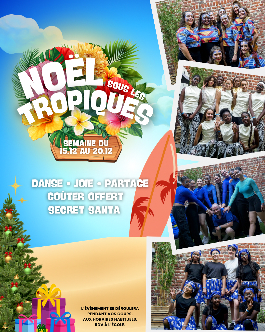 ARBRE DE NOËL 2025 - WAKA WAKA DANCE ACADEMY - LILLE