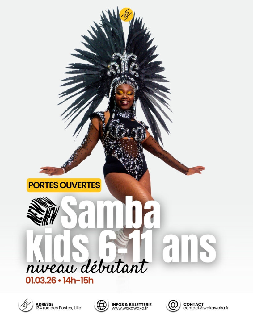 Cours de danse Samba Kids pour enfants 6-11 ans Lille