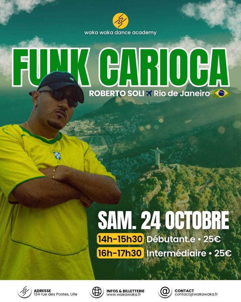 Masterclass Funk Carioca à Lille avec Roberto Soli
