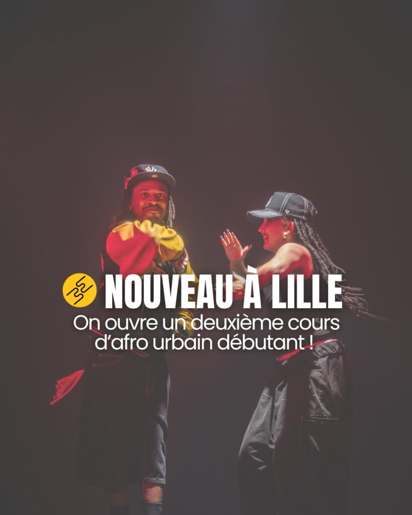 NOUVEAU À LILLE ! La Waka Waka Dance Academy ouvre un nouveau cours d'afro urbain débutant le samedi de 11h30 à 13h.